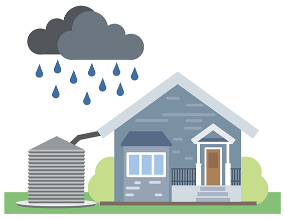 Rainwater Harvesting Icon